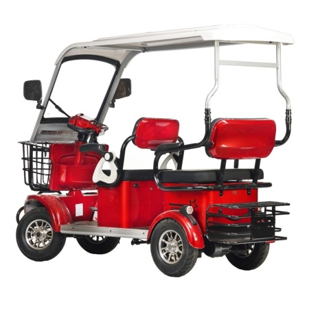 Электротрицикл Rutrike Gelbert Hara 48V/60V 600Вт (Красный-3041)