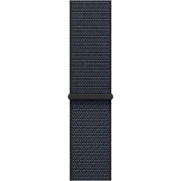 Apple Watch Series 10 GPS 46mm Jet Black Aluminum Case with Ink Sport Loop (MWWR3)