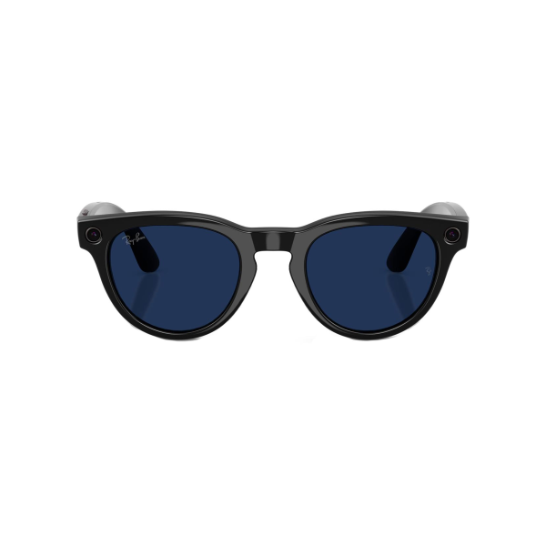 Ray‑Ban Meta Headliner Gen 2 RW4013F 601/MF Shiny Black / Transitions Sapphire, Low Bridge Fit 51–23