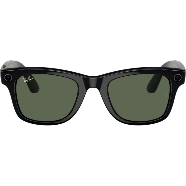 Очки Meta Ray-Ban Wayfarer Gen2 S50 (F Shiny Black, L Transitions Graph, Green) RW4012
