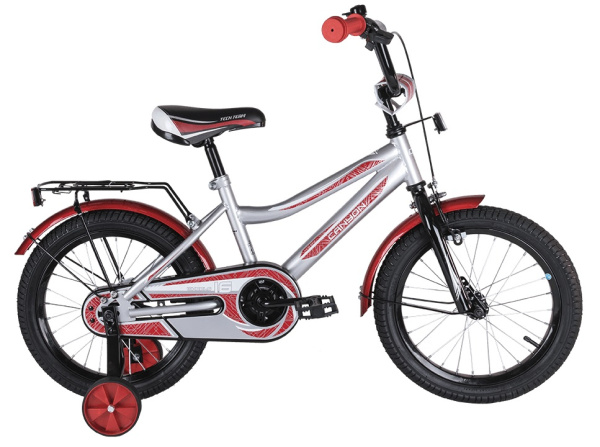 Велосипед TechTeam Canyon 20" 2022 Grey/Red