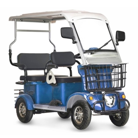 Электротрицикл Rutrike Gelbert Hara 48V/60V 600Вт (Синий-3040)