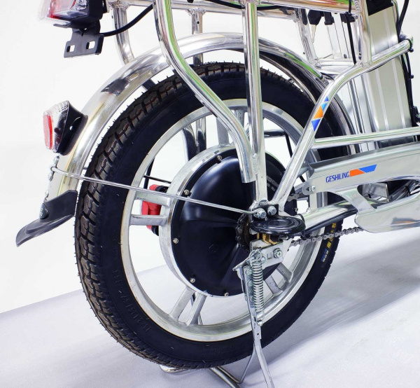 Электровелосипед GreenCamel Транк-18 (R18 350W 48V10Ah) Алюм (Серебристый)