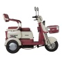 Электротрицикл Rutrike Gelbert Mercury 48V/60V 650Вт (Бело-красный-3050)