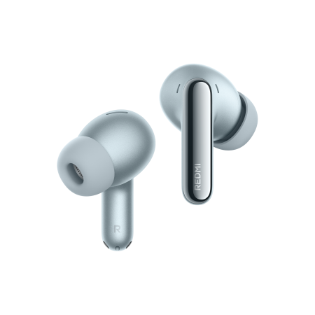 REDMI Buds 8 Pro Glacier Blue — два наушника на белом фоне