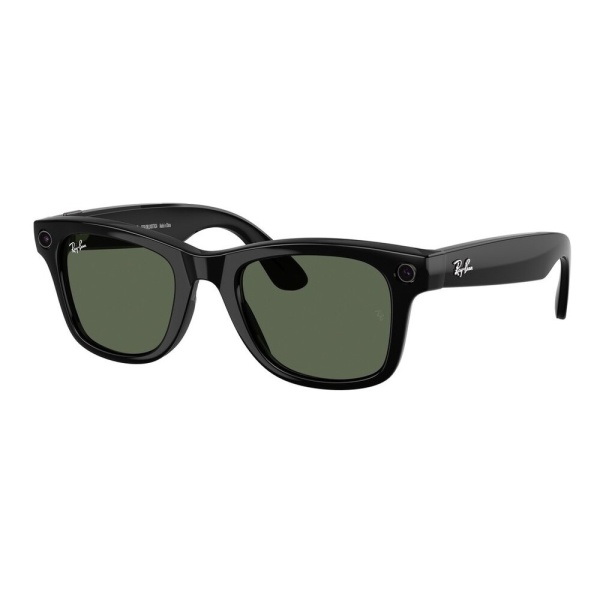 Ray‑Ban Meta Wayfarer Gen 2 RW4012 Shiny Black / G-15 Green, 50–22