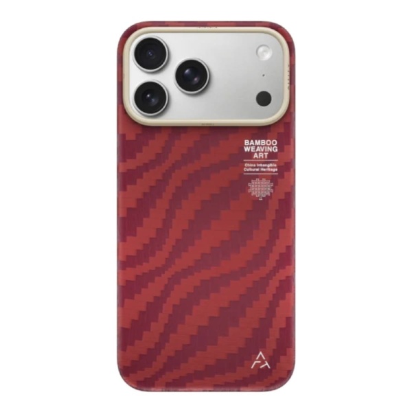 Чехол Airity Bamboo Shadow Orient с MagSafe для iPhone 17 Pro Refined Shadow Red