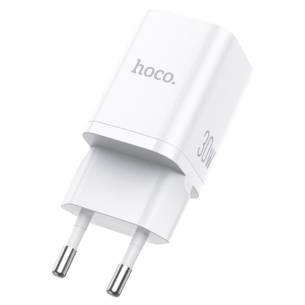 Сетевое зарядное устройство HOCO N13 30W Type-C/USB белый