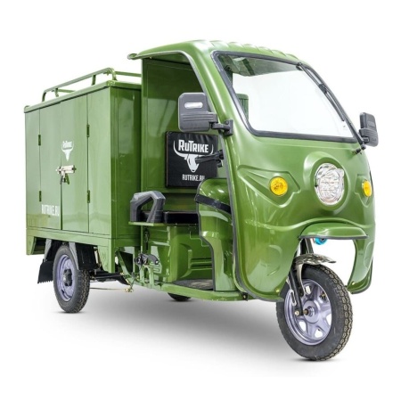 Грузовой электротрицикл Rutrike КАРГО 1500 60V1000W (Черный матовый-2901)
