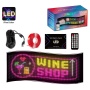 Гибкая LED-панель YM-3296LD 32×96 (48 × 20 см), Bluetooth — товар на белом фоне