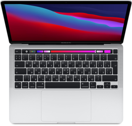 Ноутбук Apple MacBook Pro 13" (M1, 2020) 8 ГБ, 512 ГБ SSD, Touch Bar, «серебристый»