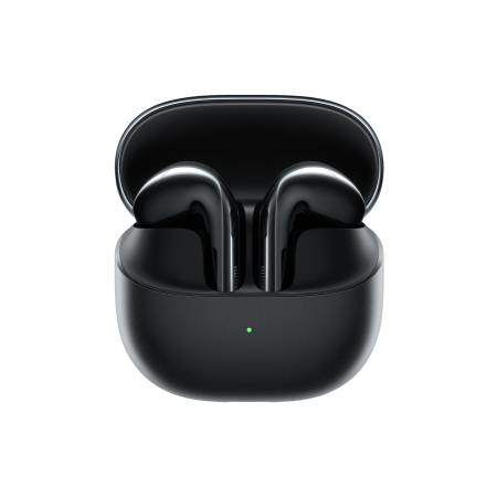 Открытый зарядный кейс с наушниками Graphite Black