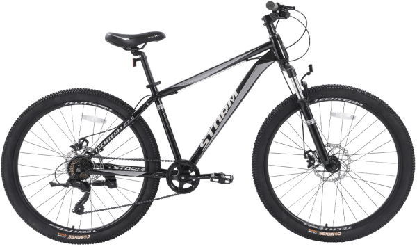 Велосипед TechTeam Storm 27.5"х20" 2021 Black/Grey