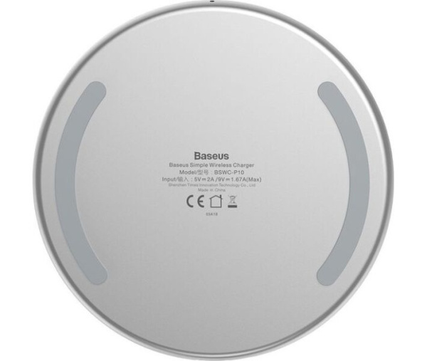 Беспроводное зарядное устройство Baseus Simple Series (CCALL-JK01) White