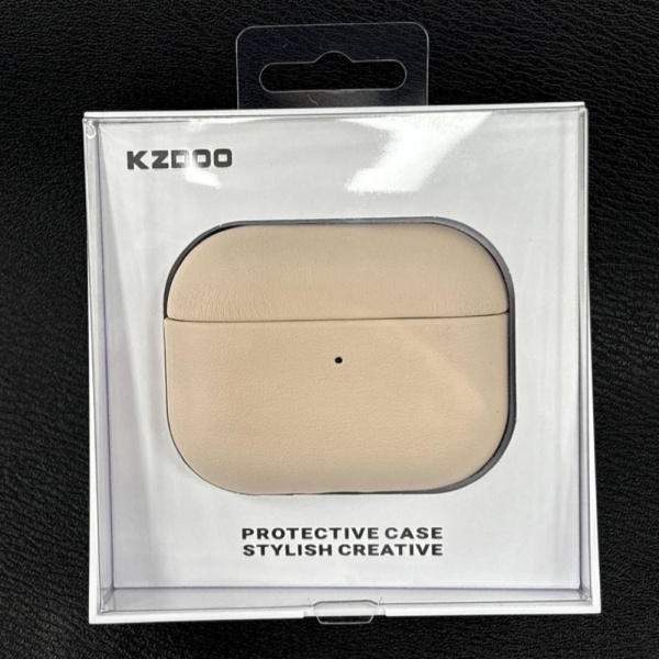Чехол Kzdoo Luxcraft Airpods Pro 3 Beige