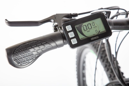 Электровелосипед Eltreco XT 800 Pro (Черно-зеленый-2669)