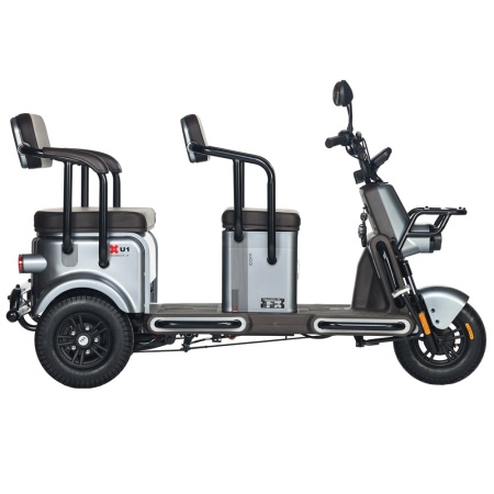 Электротрицикл Wanshida U1-X 60V 800Вт (Серый-3094)