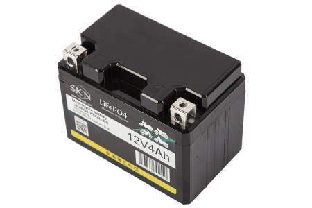 Аккумулятор для мототехники SKN LiFePO4 YTX4L-BS (12V/4Ah/50A) [UTX4L-BS, CT 1204, MT 12-4]