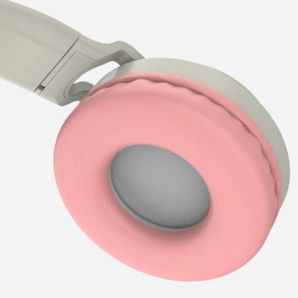 Беспроводные наушники с кошачьими ушками Wireless Headphones Cat Ear ZW-028 бело-розовый