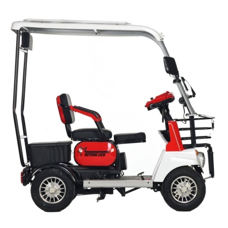 Электроскутер четырехколесный Rutrike Лич (Красный-3260)