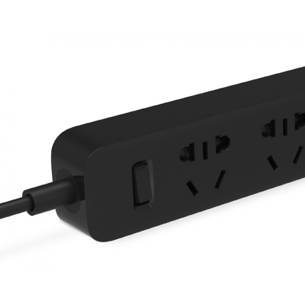 Удлинитель Xiaomi Mi Power Strip (3 розетки+3 USB, черный)