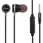 Проводные наушники Hoco M16 Ling, Jack 3.5mm, 1.2 м, черный