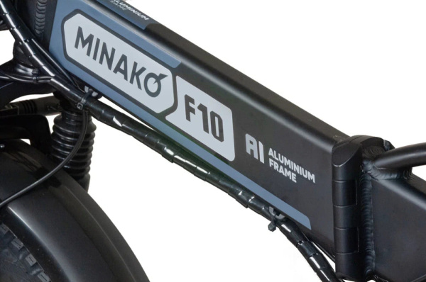 Электровелосипед Minako F10 PRO Черный спицы