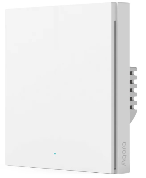 Умный выключатель Aqara Smart wall switch H1 ( (with neutral, single rocker) WS-EUK03 Белый