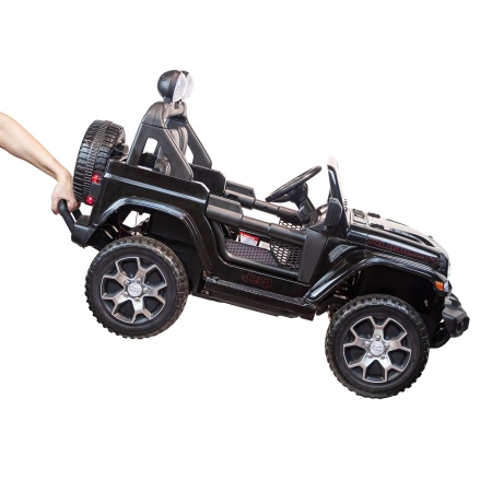 Детский электромобиль Джип Jeep Rubicon DK-JWR555 черный