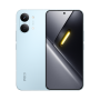 POCO X8 Pro Max Blue — передняя и задняя стороны