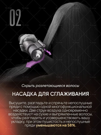 Стайлер SenCiciMen X9 Fuchsia EU (4шт насадок)