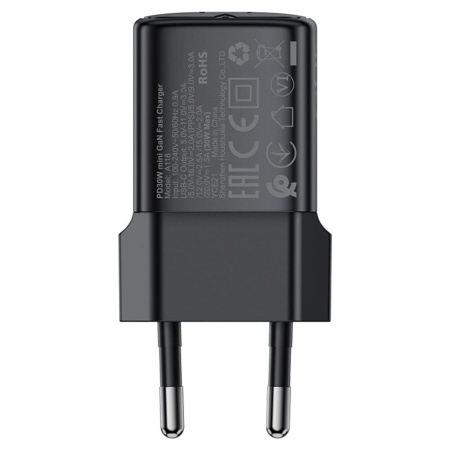 Сетевое зарядное устройство AceFast A118 PD30W (Type-C - Lighting) Black