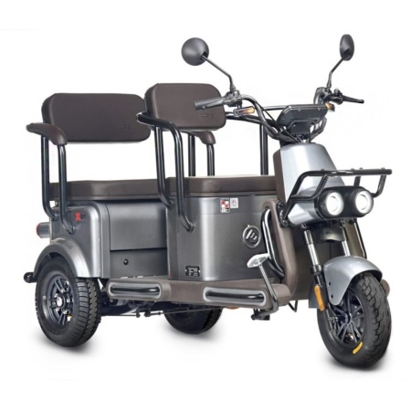 Электротрицикл Wanshida U1-X 60V 800Вт (Серый-3094)