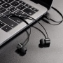 Проводные наушники Hoco M63 Ancient sound, Jack 3.5mm, 1.2 м, черный