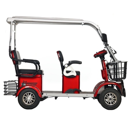 Электротрицикл Rutrike Gelbert Hara 48V/60V 600Вт (Красный-3041)