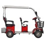 Электротрицикл Rutrike Gelbert Hara 48V/60V 600Вт (Красный-3041)
