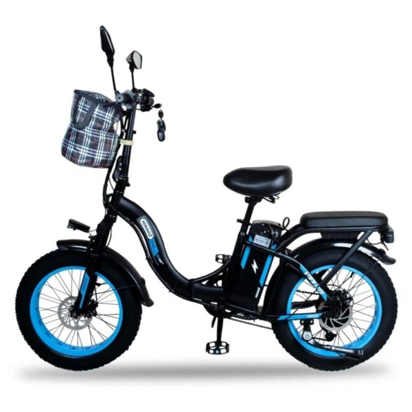 Электровелосипед Minako F11 Lite 20Ah Синий (спицы)