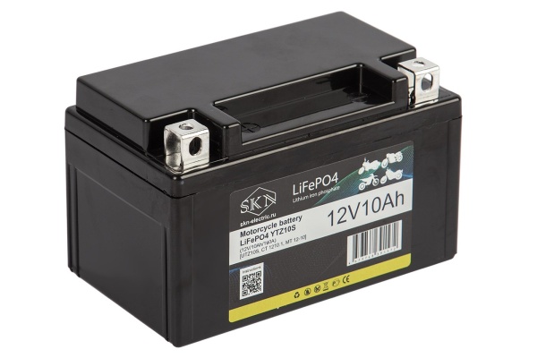 Аккумулятор для мототехники SKN LiFePO4 YTZ10S (12V/10Ah/190A) [UTZ10S, CT 1210.1, MT 12-10]