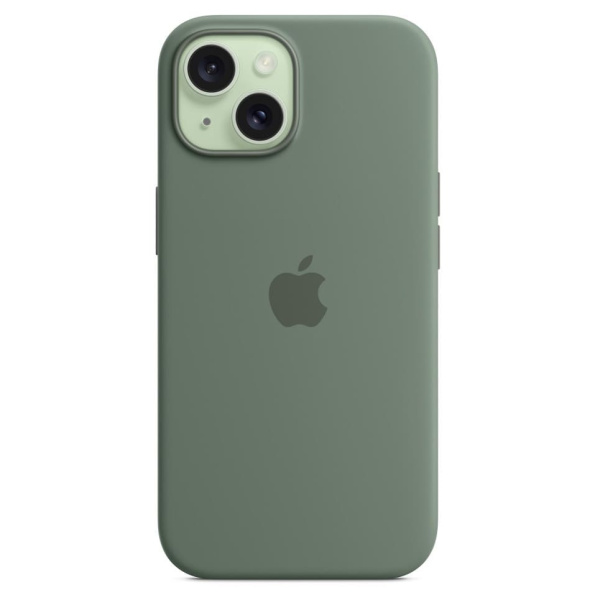 Чехол Silicone Case MagSafe Iphone 15 Зеленый