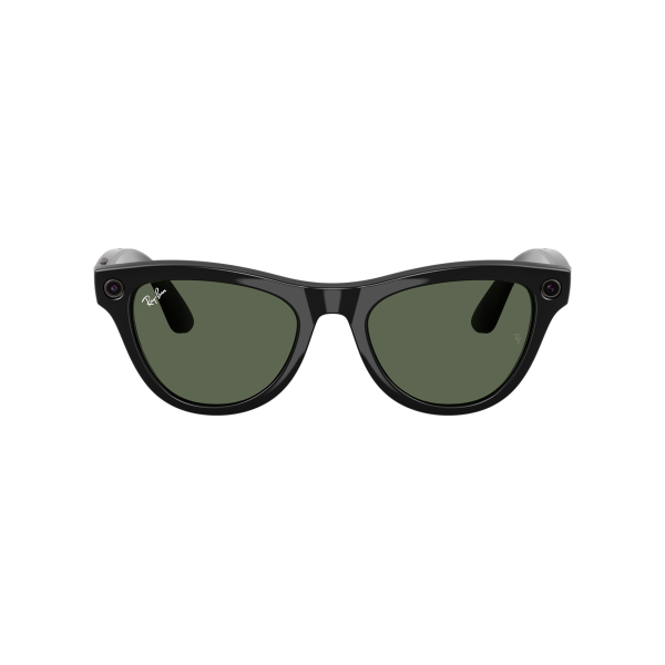 Ray‑Ban Meta Skyler Gen 2 RW4014 601/71 Shiny Black / G-15 Green, 52–20