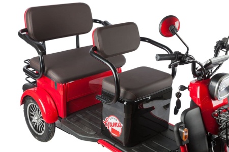 Электротрицикл Rutrike Gelbert Kappa 48V/60V 650Вт (Красный-3044)
