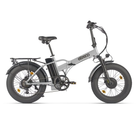 Электровелосипед Eltreco BAD DUAL NEW (Серебристый матовый-3203)