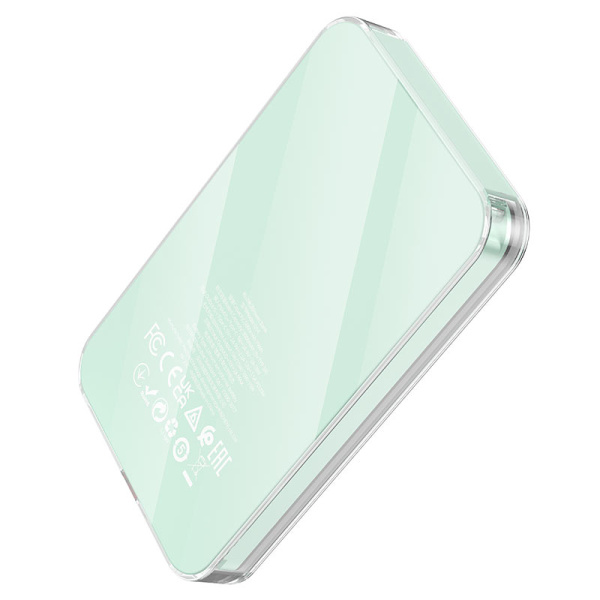 Внешний аккумулятор MagSafe Hoco Q14 5000mAh Green