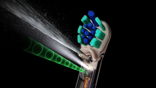 Электрическая зубная щётка Dyson CameraJet с флоссером OC01 CER ROW, Ceramic Ultra Blue