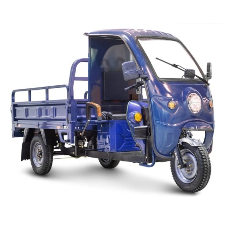 Грузовой электротрицикл Rutrike D4 NEXT КАБИНА 1800 60V1500W (Синий-2733)