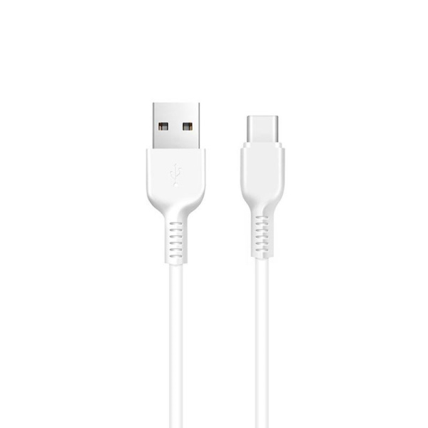 Кабель HOCO X20 Flash Charging Cable USB - Type-C 3A, 2m (White)