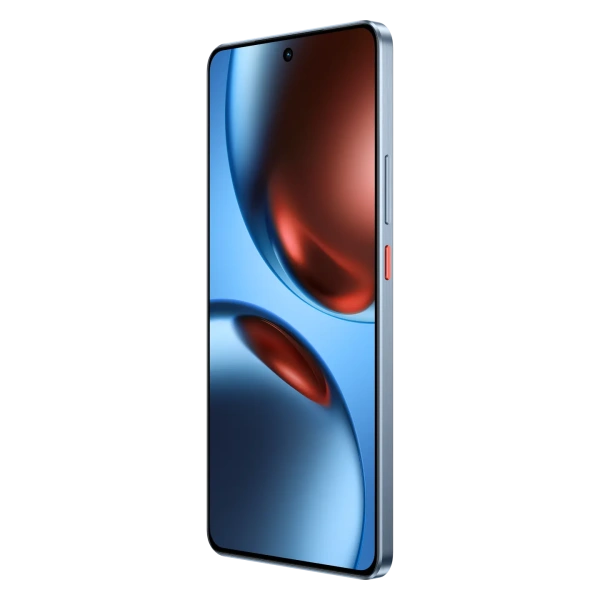 Смартфон Realme GT 7 12/256GB 5G Синий Ледник — на белом фоне