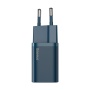 Сетевое зарядное устройство Baseus Super Si Quick Charger 1C 20W EU Blue (CCSUP-B03)