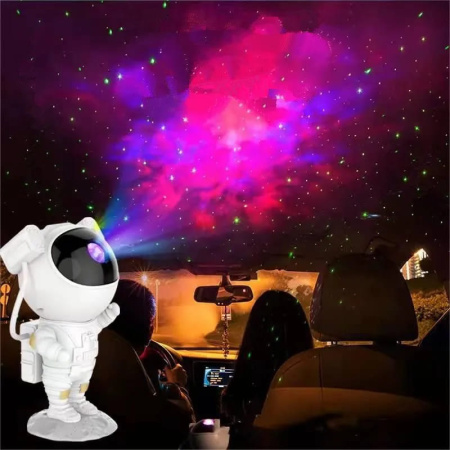 Ночник проектор Космонавт Astronaut Starry Sky Projector Белый