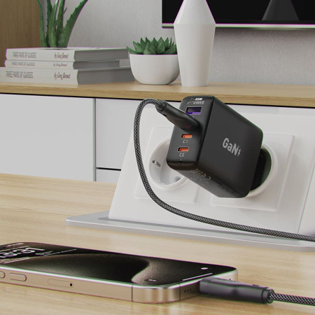 Кабель USB-A to USB-C AceFast C8-04 Black